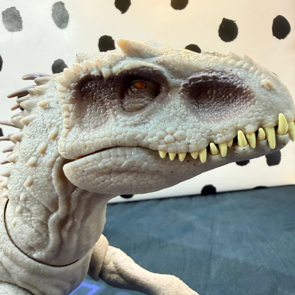 Mattel Jurassic World Indominus Rex Action Figure Kids Gray Dinosaur Toy